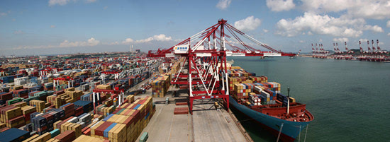 進出口貿易量放緩 青島港 &ldquo;智慧經濟&rdquo;逆勢上漲